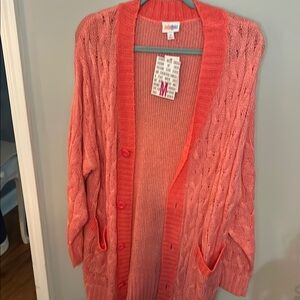 Cozy Peach Sweater by LulaRoe